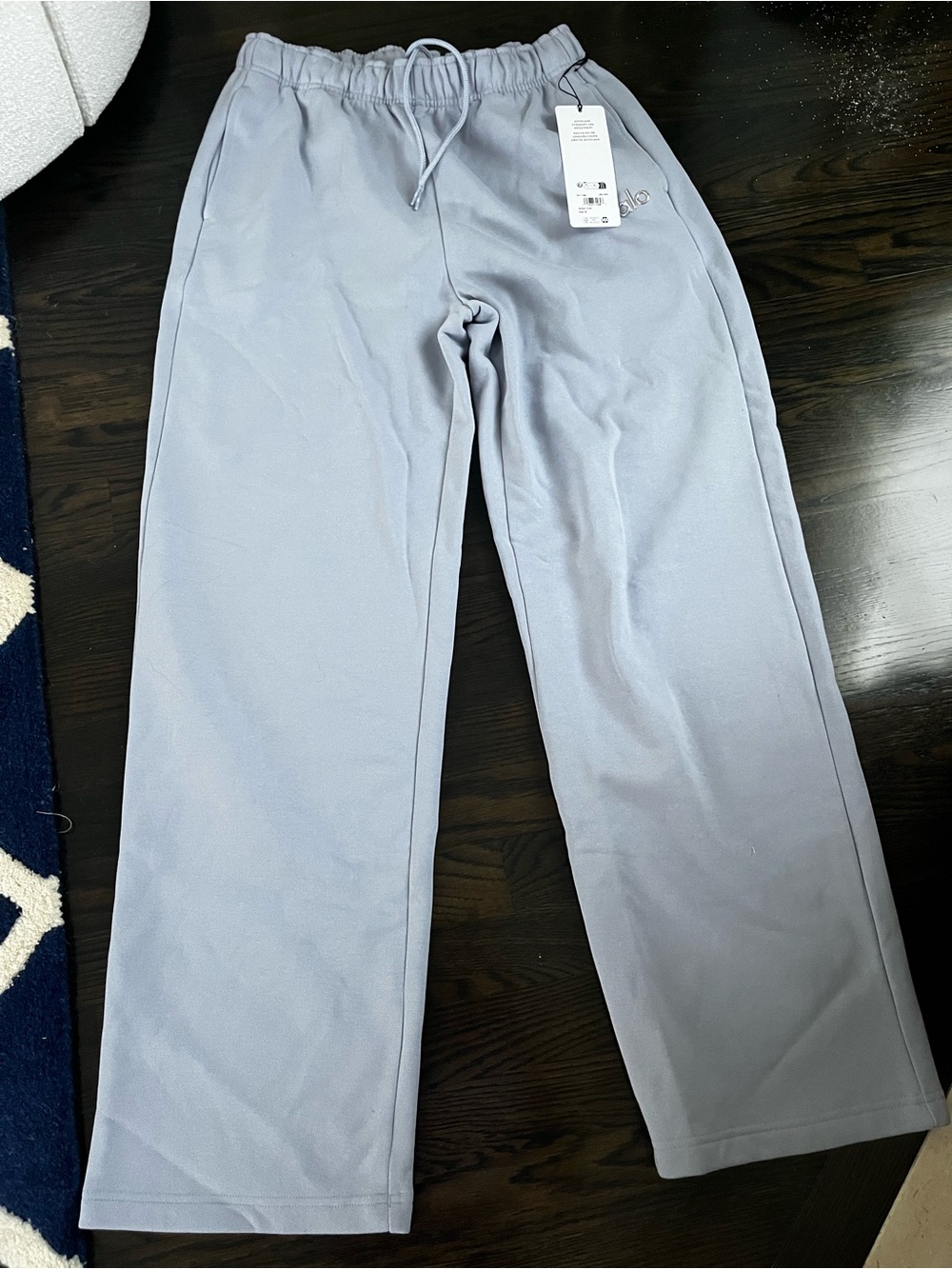 ALO Yoga Men's Light Blue Drawstring Sweatpants
